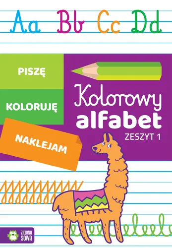 Okładka: Kolorowy alfabet. Zeszyt 1