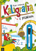 Okładka: Kaligrafia z pisakiem. Piszę i zmazuję