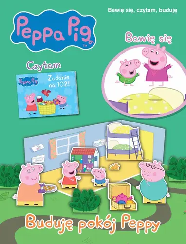 Okładka: Świnka Peppa. Bawię się, czytam, buduję