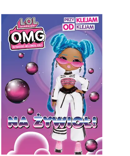 Okładka: L.O.L. Surprise. Przyklejam Odklejam. Na żywioł