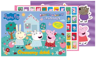 Okładka: Peppa Pig. Zabawa w kolory i kształty. Owocowy dzień