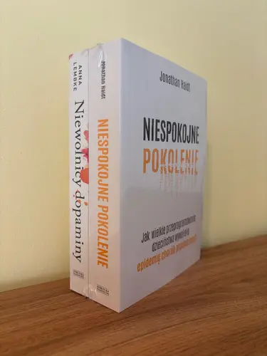 Okładka: PAKIET Niespokojne pokolenie/białe/ + Niewolnicy dopaminy