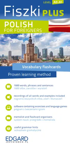 Okładka: Fiszki PLUS Polish for Foreigners