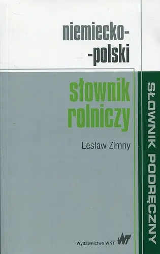 Okładka: Niemiecko-polski słownik rolniczy
