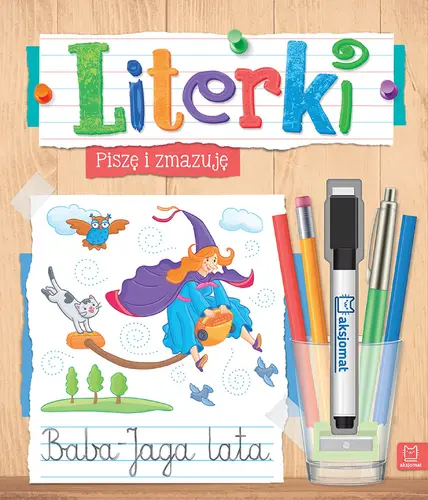 Okładka: Literki. Piszę i zmazuję. Wydanie II