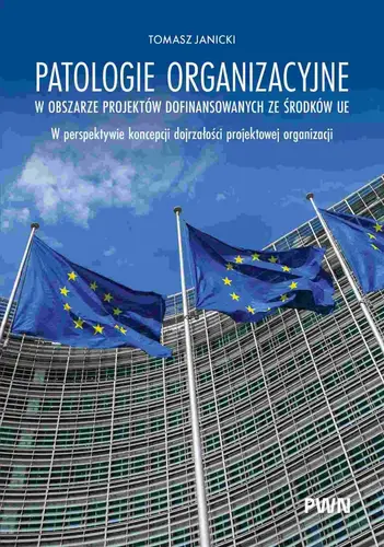 Okładka: Patologie organizacyjne w obszarze projektów dofinansowanych ze środków UE