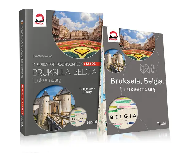 Okładka: Bruksela, Belgia i Luksemburg INSPIRATOR PODRÓŻNICZY Pascal