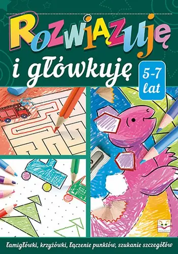 Okładka: Rozwiązuję i główkuję 5-7 lat