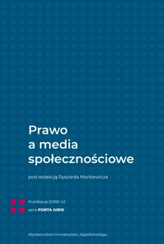 Okładka: Prawo a media społecznościowe