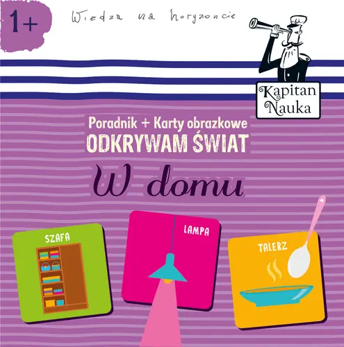Okładka: Odkrywam świat W domu (poradnik + karty obrazkowe)