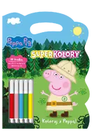 Okładka: Peppa Pig. Superkolory. Koloruj z Peppą!