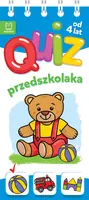Okładka: Quiz przedszkolaka z misiem od 4 lat