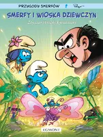 Okładka: Smerfy i wioska dziewczyn. Tom 8. Zły czar Wróżki Kwiatuszki
