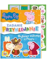 Okładka: Peppa Pig Zadanie Przyklejanie. Bajkowe zabawy z Peppą
