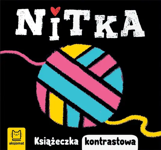 Okładka: Nitka. Książeczka kontrastowa