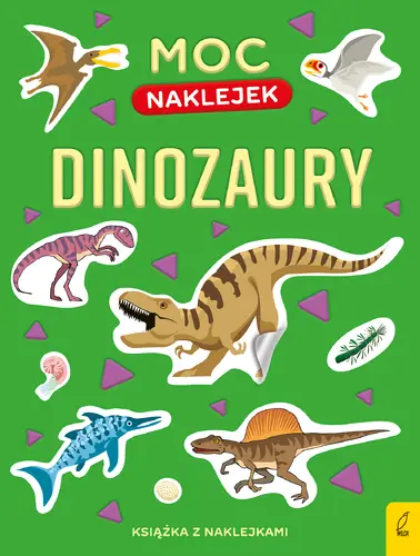 Okładka: Moc naklejek. Dinozaury