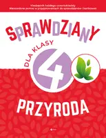 Okładka: Sprawdziany dla klasy 4. Przyroda