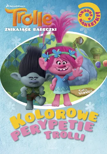Okładka: Kolorowe perypetie trolli. Znikające babeczki