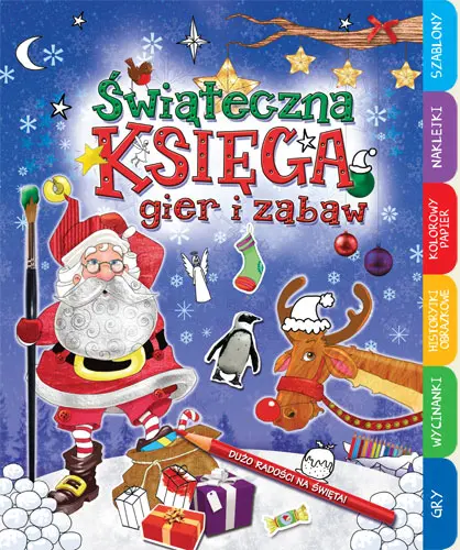 Okładka: Świąteczna księga gier i zabaw