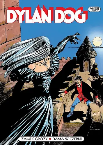 Okładka: (12) Zamek grozy. Dama w czerni