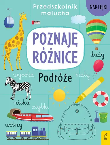 Okładka: Przedszkolnik malucha. Poznaję różnice. Podróże
