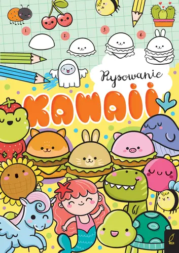 Okładka: Rysowanie kawaii. Żółta