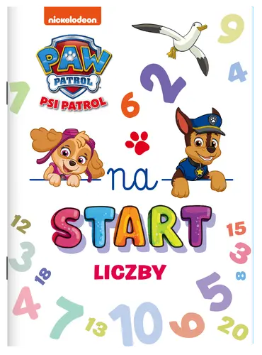 Okładka: Psi Patrol. Na start… Liczby