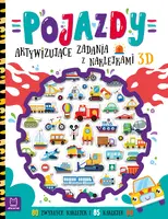 Okładka: Pojazdy. Aktywizujące zadania z naklejkami 3D