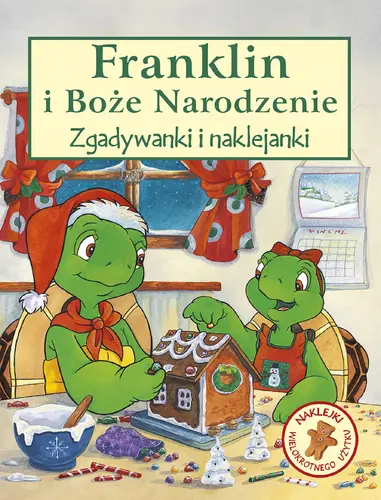 Okładka: Franklin i Boże Narodzenie. Zgadywanki i naklejanki