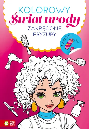 Okładka: Kolorowy świat urody. Zakręcone fryzury