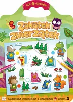 Okładka: Zakątek zwierzątek dla 4-latków. Zeszyt 2