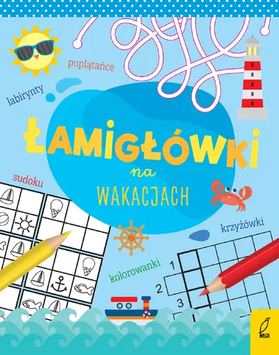 Okładka: Łamigłówki na wakacjach