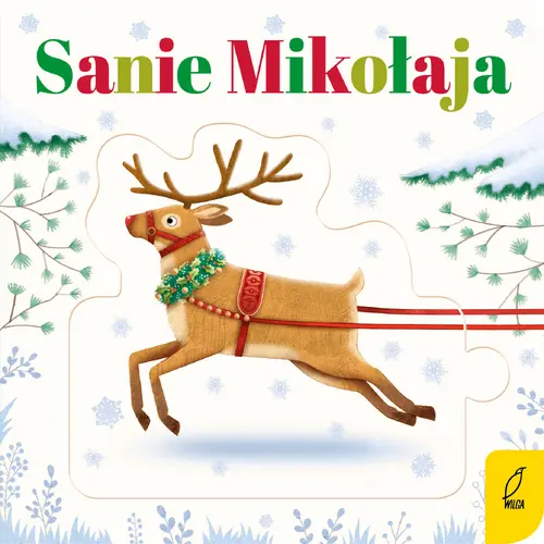 Okładka: Czytanki - układanki. Sanie Mikołaja