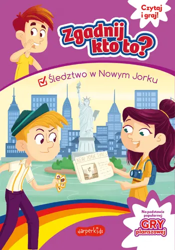 Okładka: Zgadnij kto to? Śledztwo w Nowym Jorku