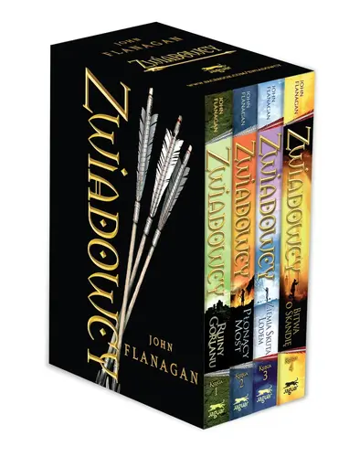 Okładka: Pakiet John Flanagan: Zwiadowcy Tomy 1-4.