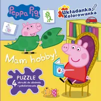 Okładka: Peppa Pig Układanka Kolorowanka Mam hobby!