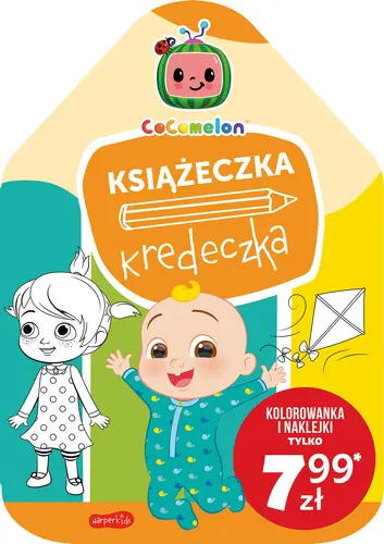 Okładka: Cocomelon. Książeczka kredeczka