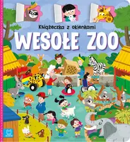 Okładka: Książeczka z okienkami. Wesołe zoo