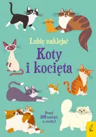 Okładka: Lubię naklejać. Koty i kocięta