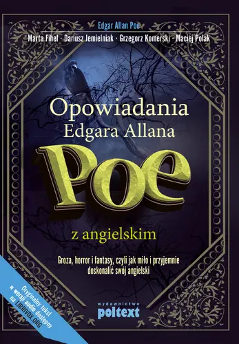Okładka: OPOWIADANIA Edgara Allana Poe z angielskim