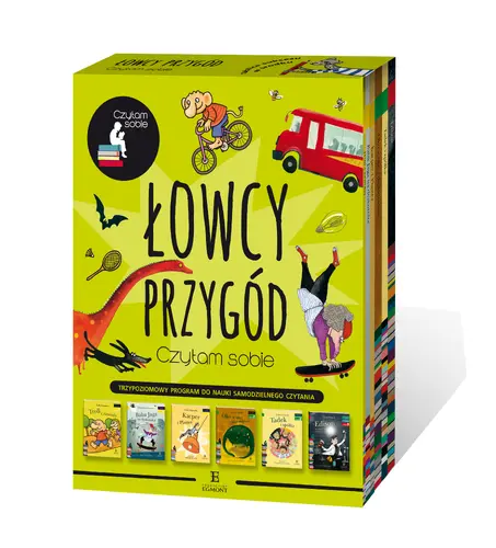 Okładka: Łowcy przygód. Czytam sobie - pakiet książek