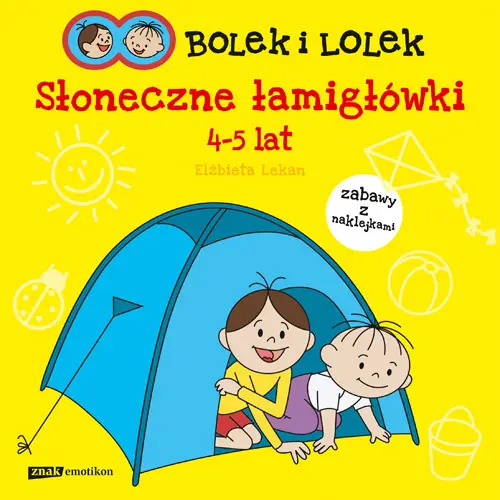 Okładka: Bolek i Lolek. Słoneczne łamigłówki