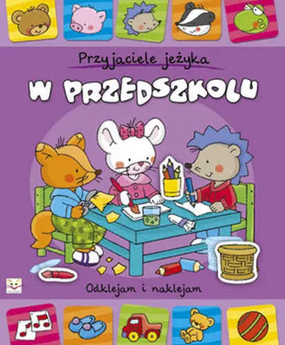 Okładka: Przyjaciele jeżyka. W przedszkolu