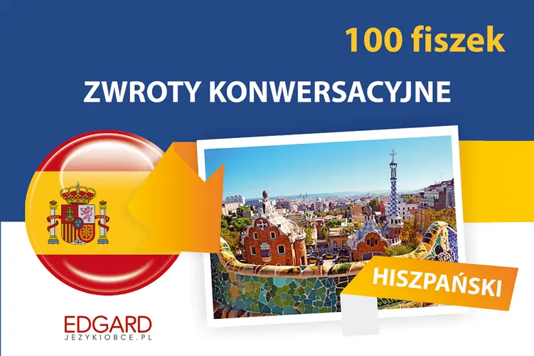 Okładka: Hiszpański. Zwroty konwersacyjne. 100 fiszek