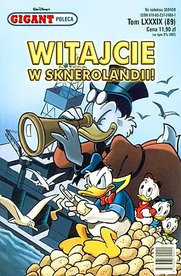 Okładka: Witajcie w Sknerolandii!