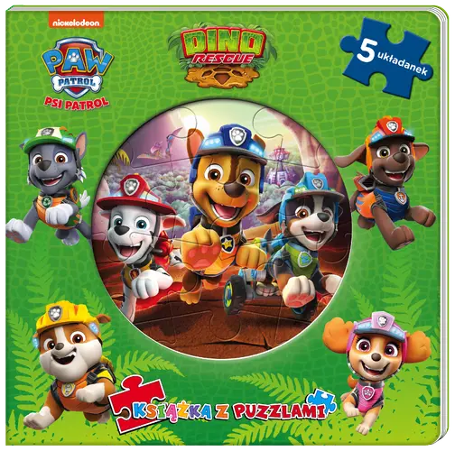 Okładka: Psi Patrol. Książka z puzzlami