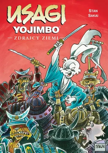 Okładka: Usagi Yojimbo Zdrajcy ziemi, tom 20.