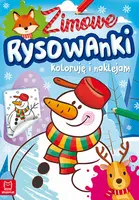 Okładka: Zimowe rysowanki. Koloruję i naklejam