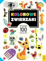 Okładka: Ponad 100 naklejek. Kolorowe zwierzaki