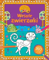 Okładka: Wesołe zwierzaki. CYFERKOWE KOLOROWANKI